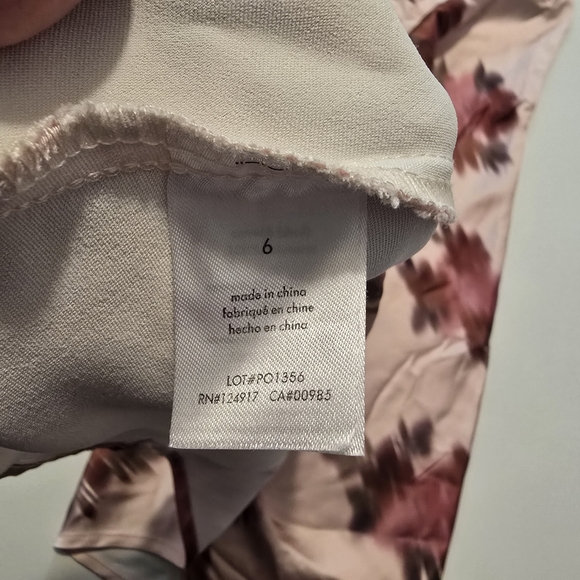 WEWOREWHAT Slip Skirt In Blush Pink Floral Size 6 - Picture 11 of 13